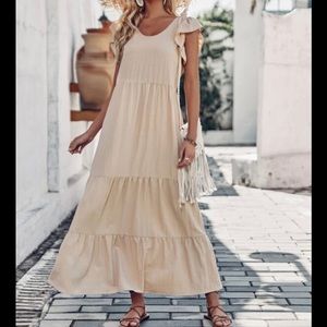 Ruffle Smock Dress